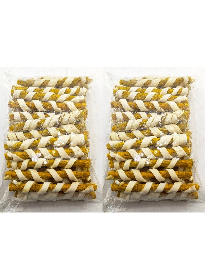 أعواد مضغ حلزونية للكلاب والجراء بنكهة الدجاج - عبوة 1 كجم - Image 1