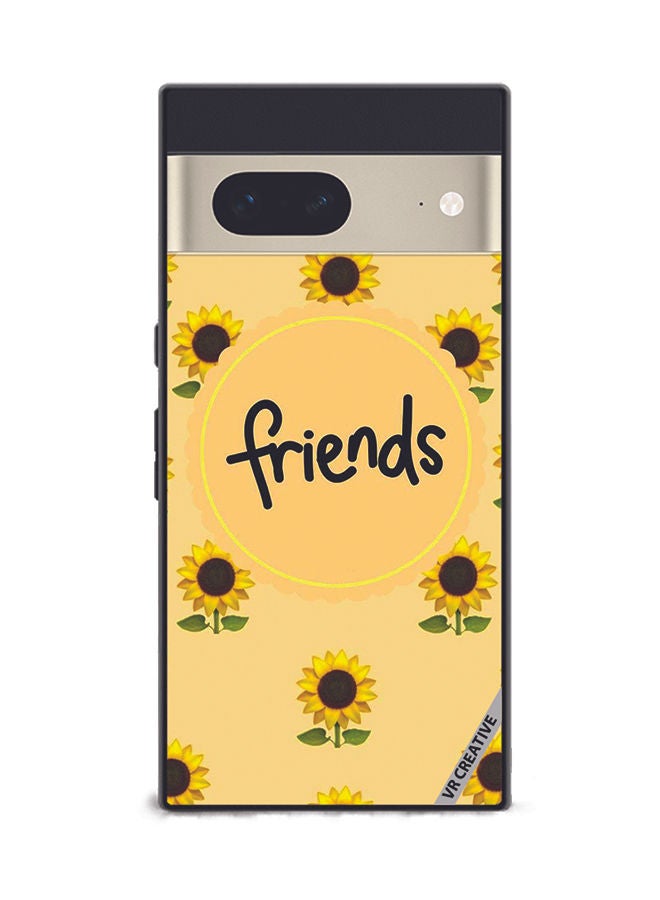 VR CREATIVE Protective Case Cover For Google Pixel 7 Friends Design Multicolour - Image 1