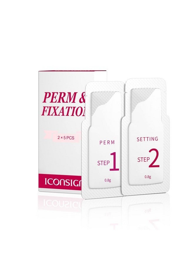 ICONSIGN 2025 Upgraded Fast Perm Lash Lift Kit Eyelash Perm Kit Perm&Setting Lotion (Quantity: 2×5 Packs) - Image 1