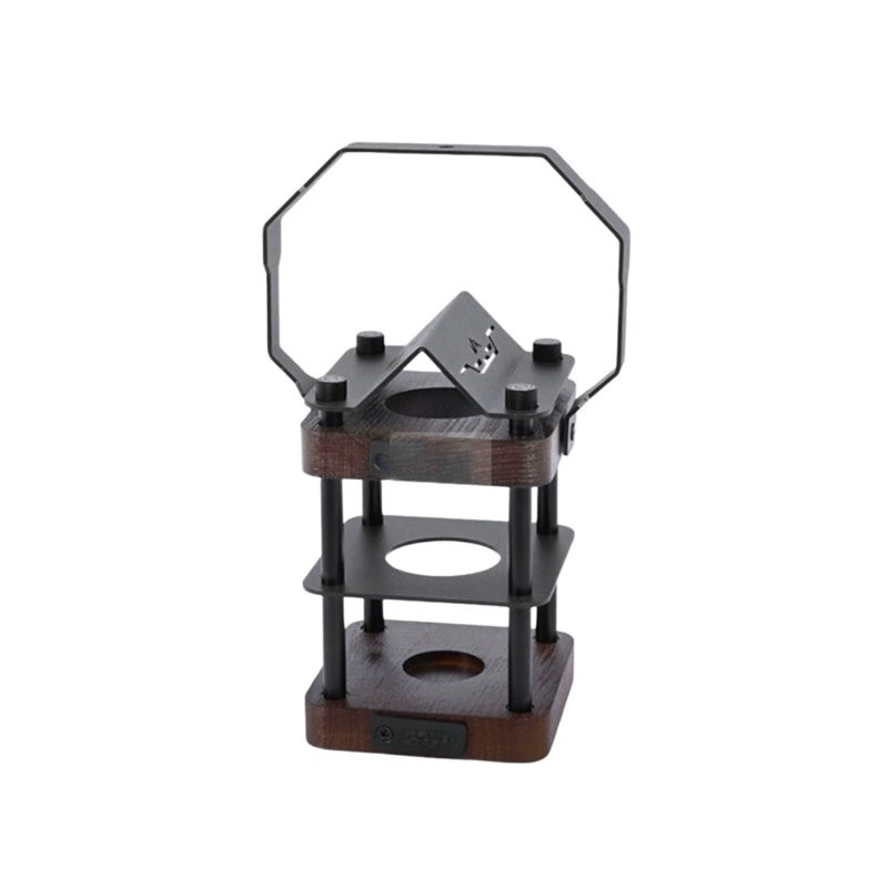 Outdoor Light Stand 304 Stainless Steel & 6063 Aluminium Alloy Rust-resistant Durable - Natural Texture Precision Cut Light Array for Outdoor Camping Aesthetics - Image 1