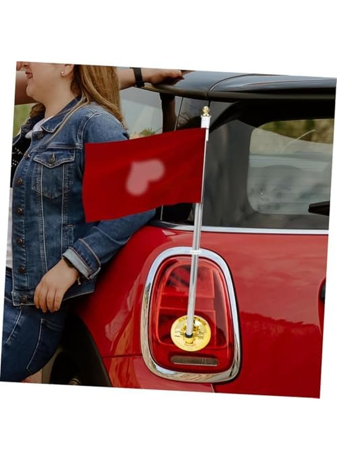 Golden Flag Pole Suction Cup Base Holder For Car Truck RV Outdoor Events - Image 5