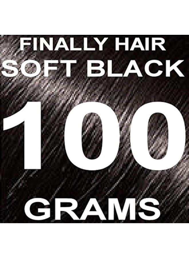 Marycrafts Fiber Refill 100 Grams Soft Black Hair Loss Concealing by Finally Hair (Soft Black)  - Image 1