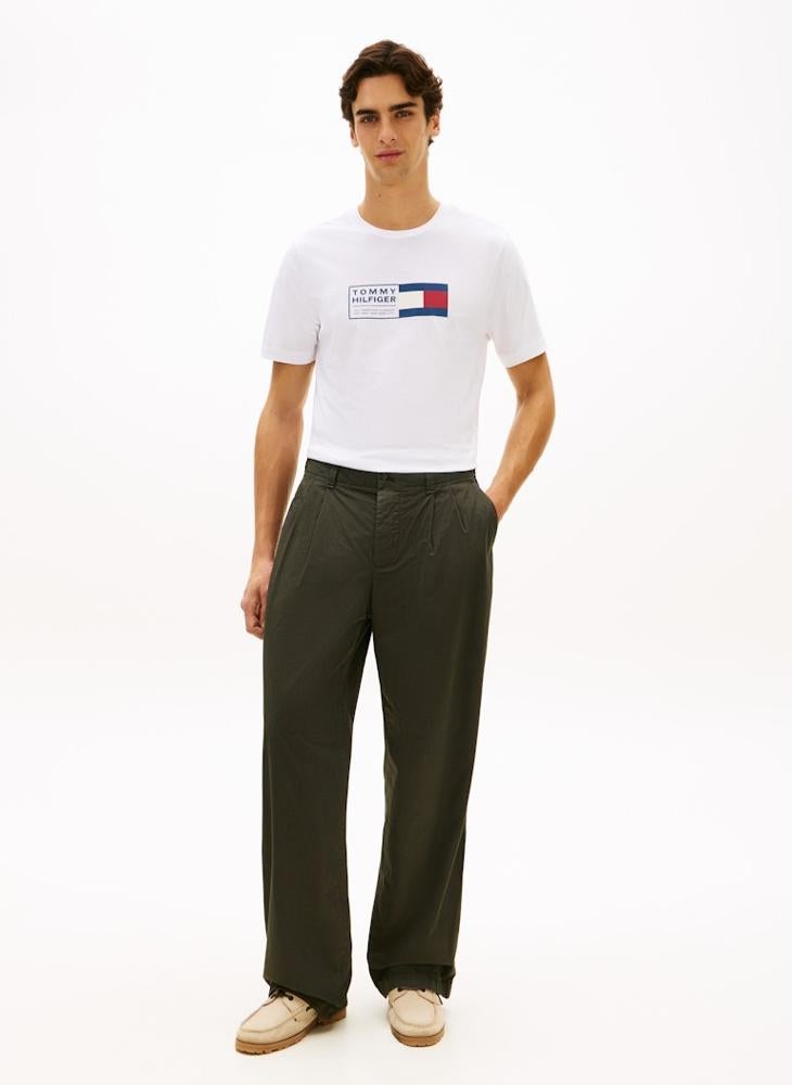 TOMMY HILFIGER Logo Jersey Crew Neck T-Shirt - Image 4