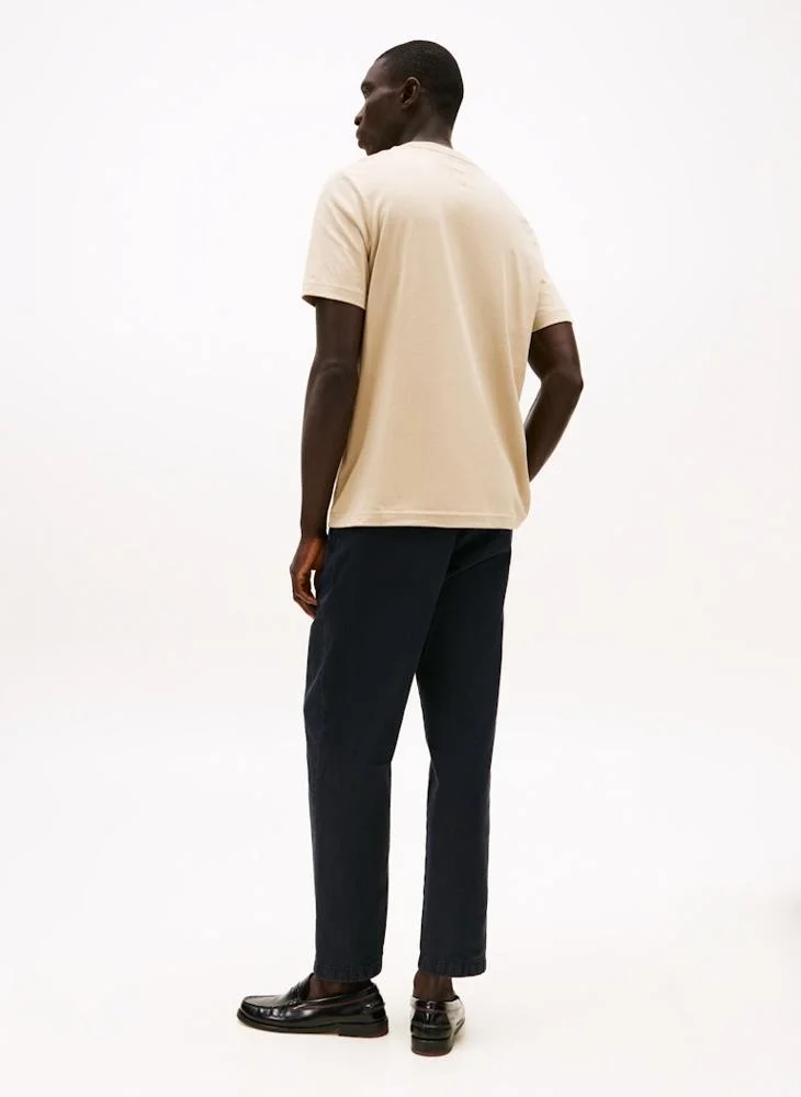 TOMMY HILFIGER Regular Fit T-Shirt With Logo Panel