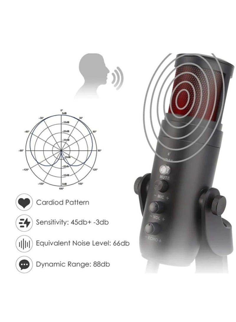 Jmary PW9 USB Cable Microphone Voice Recording Tool - Image 3