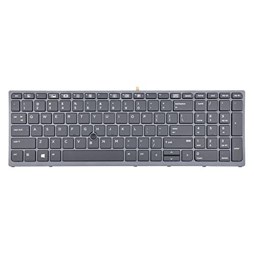 SUNMALL Replacement Keyboard Compatible with New Replacement Keyboard for HP Zbook 15 G3 G4 Zbook 17 G3 G4 Backlit Pointer US 848311001 PK131C31A00 - Image 3