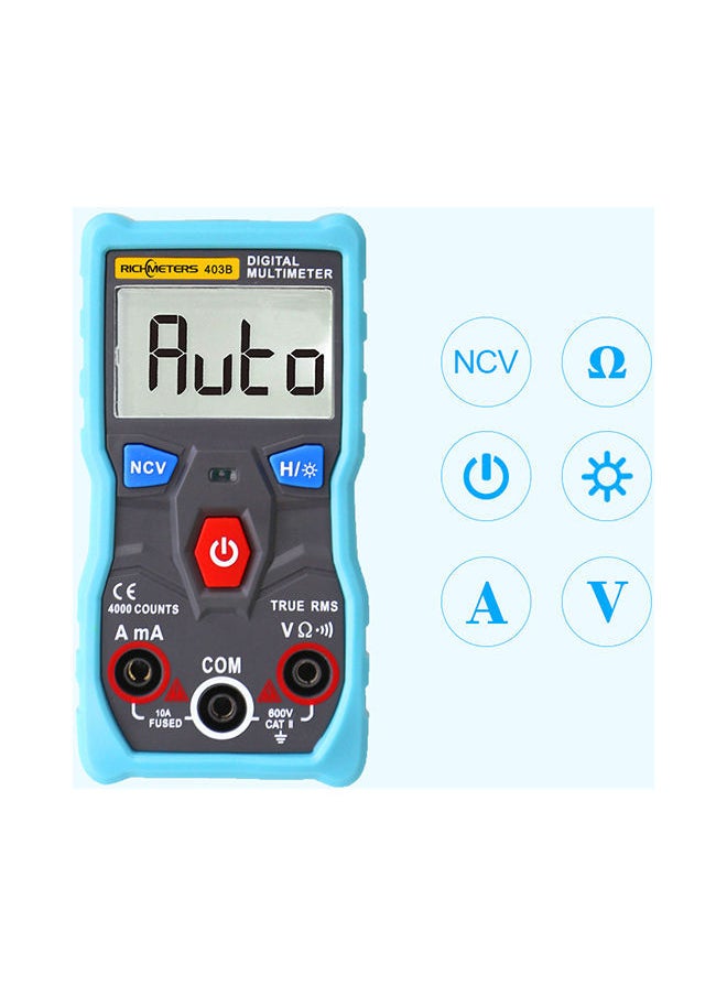 NIBEMINENT Ranging Digital Multimeter Blue/Grey 19.00X3.50X14.00centimeter  - Image 2