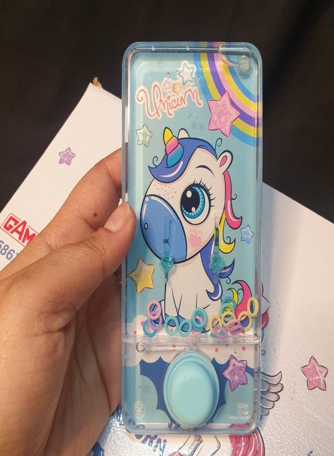 MINtile Handheld Transparent Water Compatible-Game Toy for Kids | Water Ring-Game Console for Boys Girls | Single Button Plastic Toy | Fun Birthday Return Gift | Travel-Friendly Screen-Free - Image 4