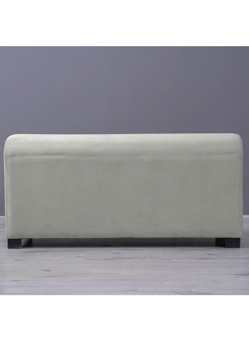 Pan Home Emirates Alpha Bench-Velvet~White  - Image 5