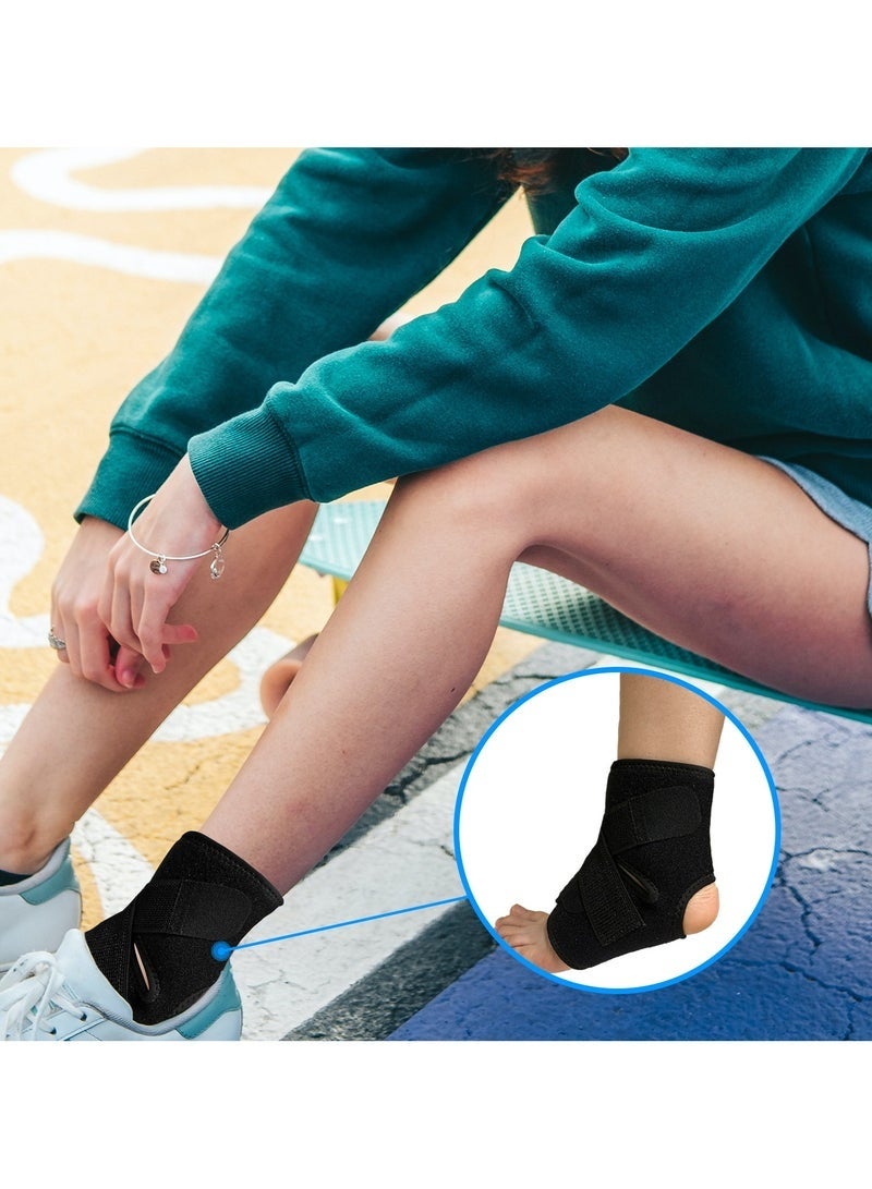 Ankle Brace | Unisex Ankle Support | Adjustable Ankle Support Brace For Plantar Fasciitis | Ankle Brace For Sprained Ankle For Eases Pain Swelling | Foot Ankle Support Brace One Size Fits All - Image 5