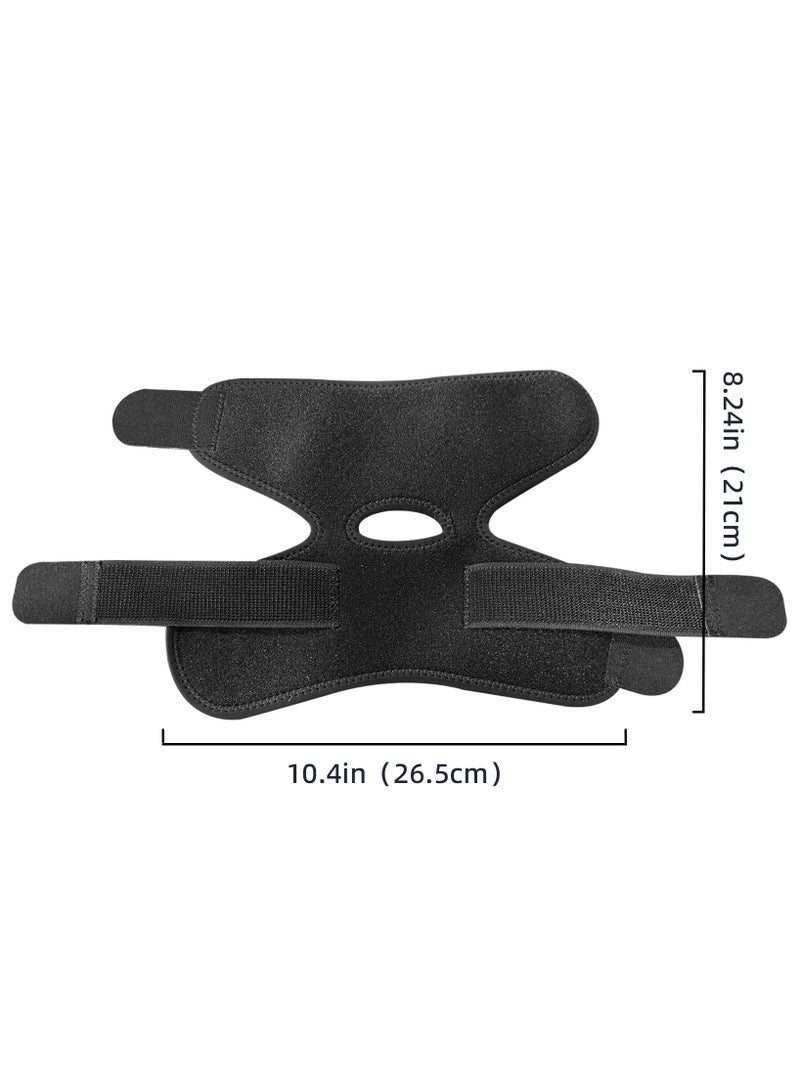 Ankle Brace | Unisex Ankle Support | Adjustable Ankle Support Brace For Plantar Fasciitis | Ankle Brace For Sprained Ankle For Eases Pain Swelling | Foot Ankle Support Brace One Size Fits All - Image 3