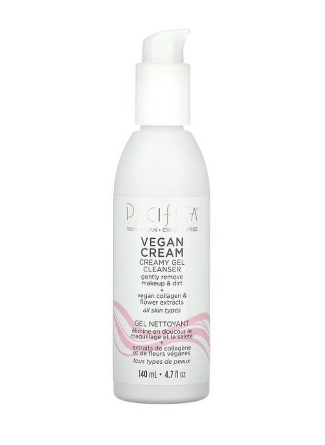 Pacifica Vegan Cream Creamy Gel Cleanser 4.7 fl oz 140 ml  - Image 1