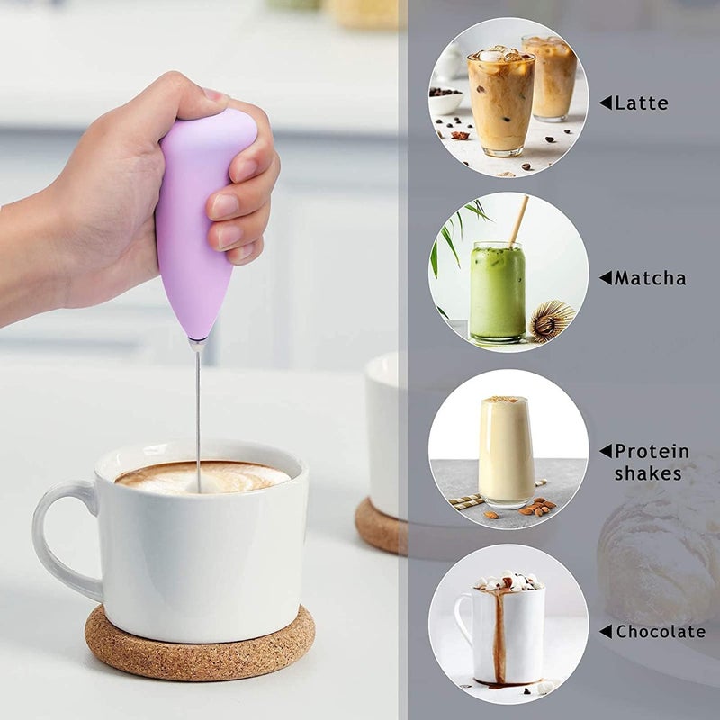 RAIYARAJ RAIYARAJ Portable Coffee Frother Ideal for Mocktails Coffee Cappuccino Lemonade Milk Frothing Handheld Coffee Foamer for Creamy Drinks OnTheGo  - Image 5