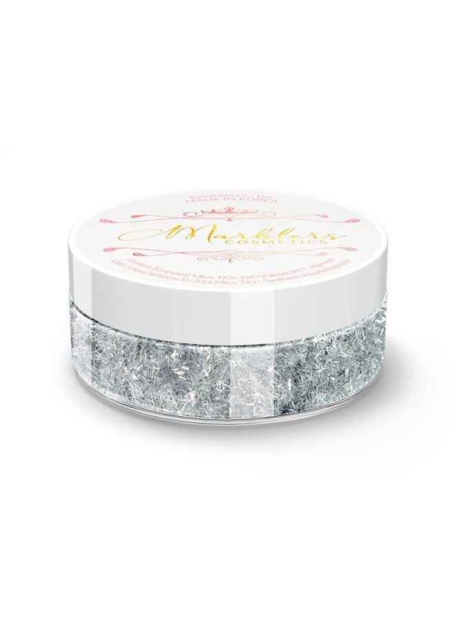 MARBLERS Cosmetic Grade Chunky Shape Glitter [Thin Line] 0.11oz (3g) | Flake | Non-Toxic | Vegan | Cruelty-Free | Eyeshadow, Nail Polish, Nail Art | Festival, Rave & Party Makeup | Body & Face - Image 1