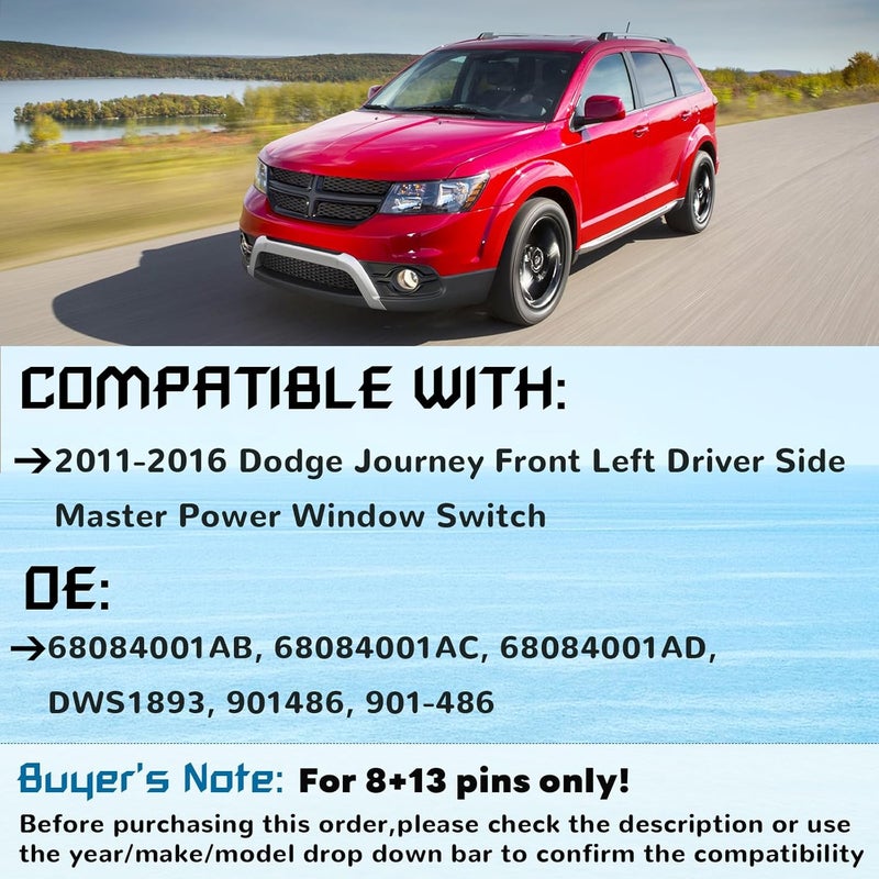 Citumo Master Power Window Switch for Dodge Journey - Image 4