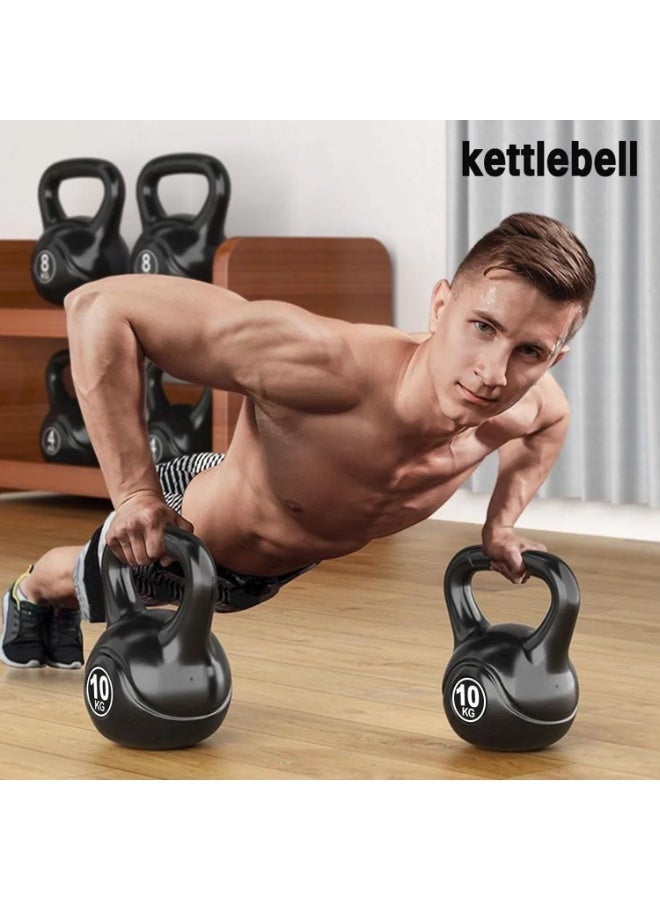 NYVIO 10KG Kettlebell Dumbbell – Heavy Duty Cast Iron Kettlebell for Home Gym, Strength Training, CrossFit & Full Body Workout - Image 4