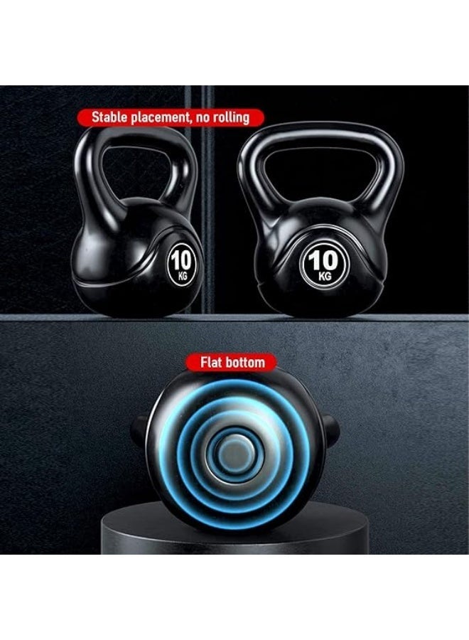 NYVIO 10KG Kettlebell Dumbbell – Heavy Duty Cast Iron Kettlebell for Home Gym, Strength Training, CrossFit & Full Body Workout - Image 3