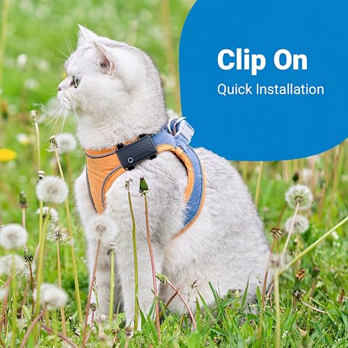 Tractive GPS Cat Mini Tracker Harness Attachment, for Cat Walks with Peace of Mind, Velcro Straps - Image 4