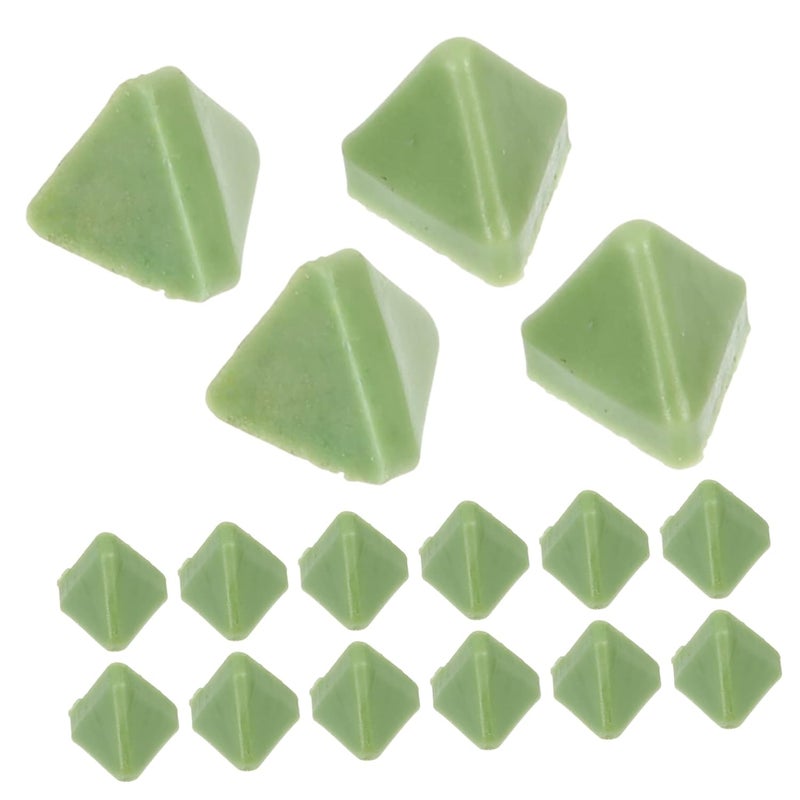 Lurrose Vibratory Tumbler Polisher with Triangle Abrasive Resin Media for Jewelry Grinding and Buffing - Image 2