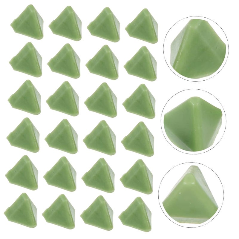 Lurrose Vibratory Tumbler Polisher with Triangle Abrasive Resin Media for Jewelry Grinding and Buffing - Image 5