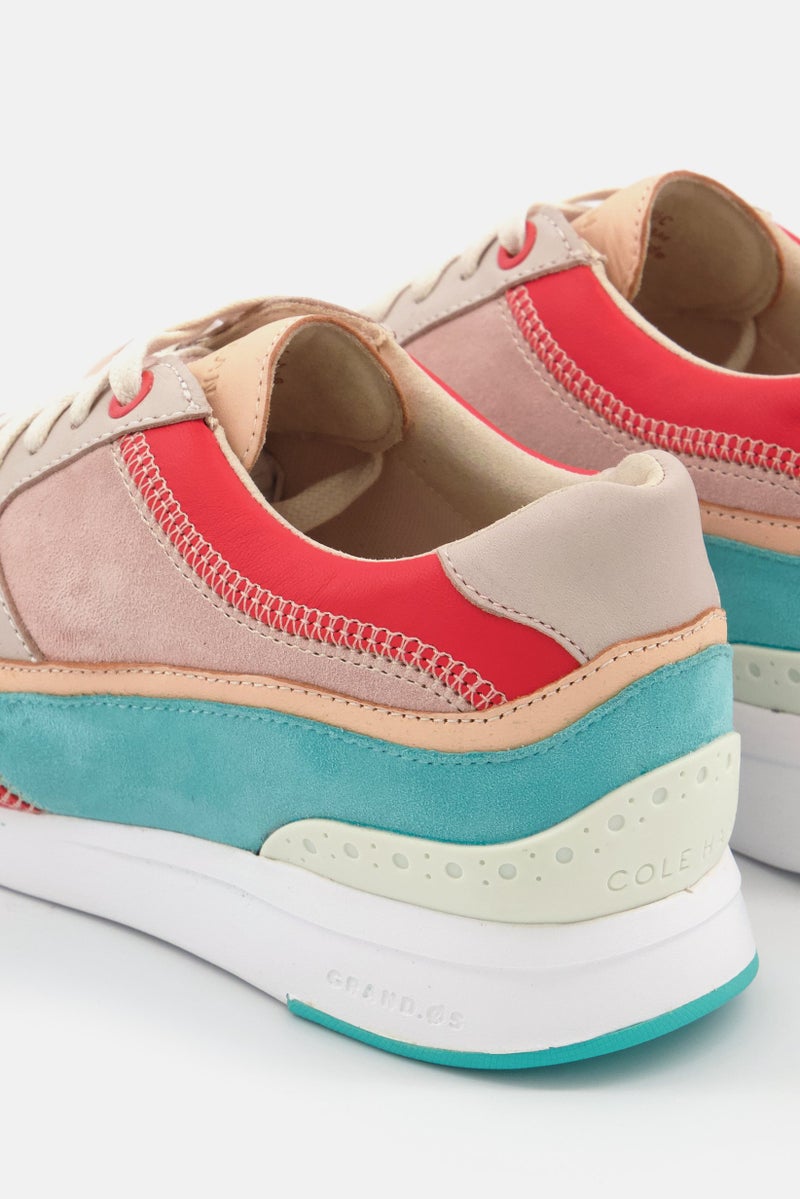 COLE HAAN Women Wide Grandprc Dwntwn Lace Up Casual Shoes, Multicolor - Image 2