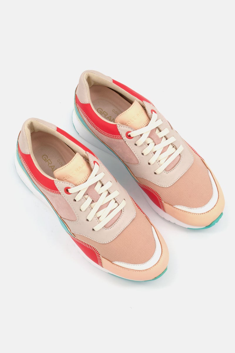 COLE HAAN Women Wide Grandprc Dwntwn Lace Up Casual Shoes, Multicolor - Image 4