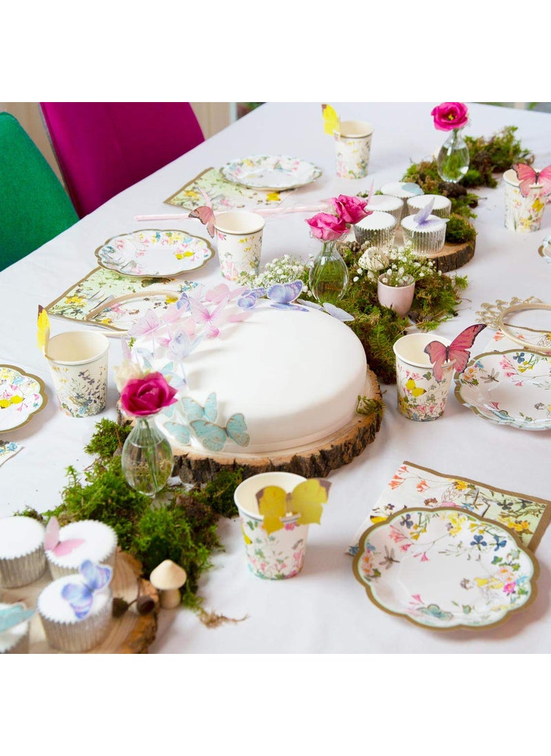 Talking Tables Talking Tables Truly Fairy Paper Plate with Fairy Design for a Tea Party or Birthday  Multicolor (1)  - Image 4