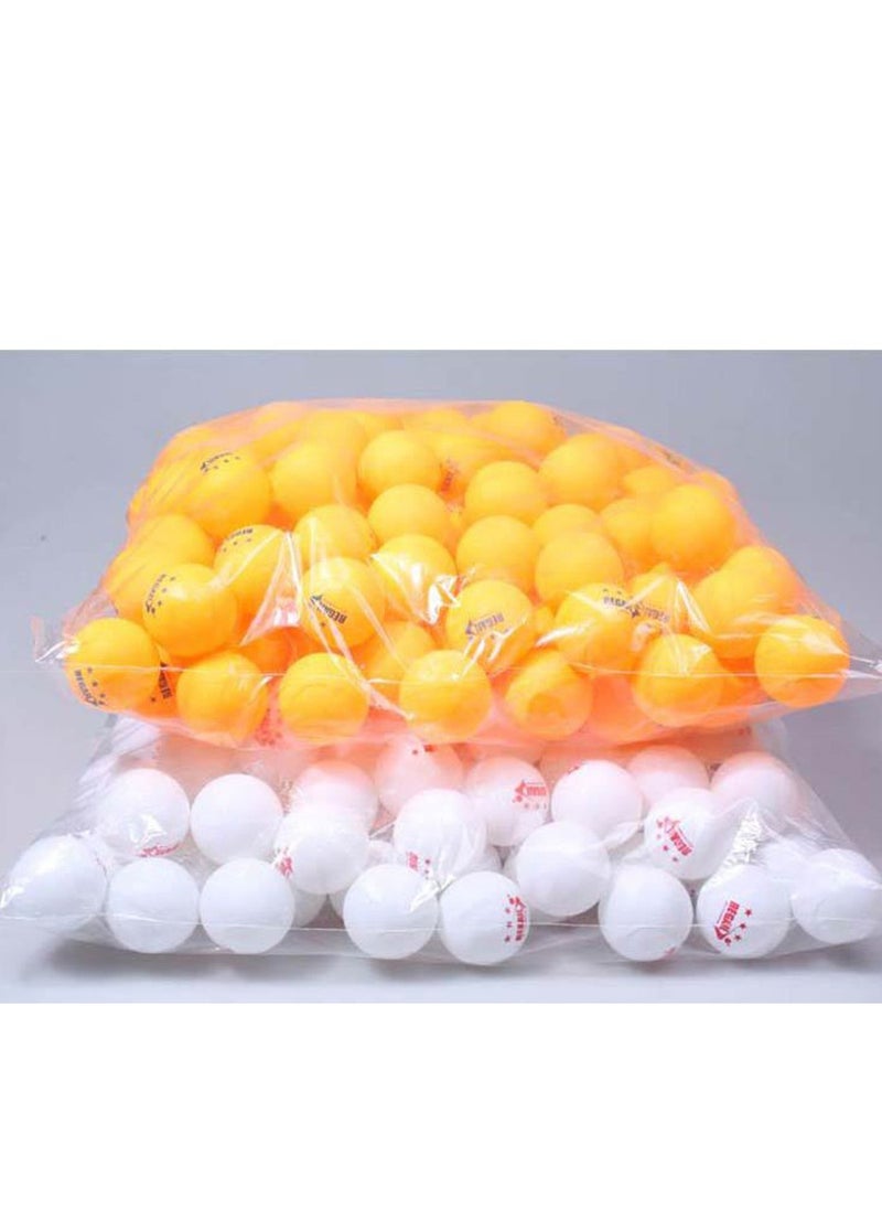 REGAIL - 60-Piece Table Tennis Ball Set in Bucket ,Three Stars Seamless Ping-Pong ,Table Tennis Balls Specially Designed for Training and Competition, Highly Elastic and Durable ,New Material Production - Image 1
