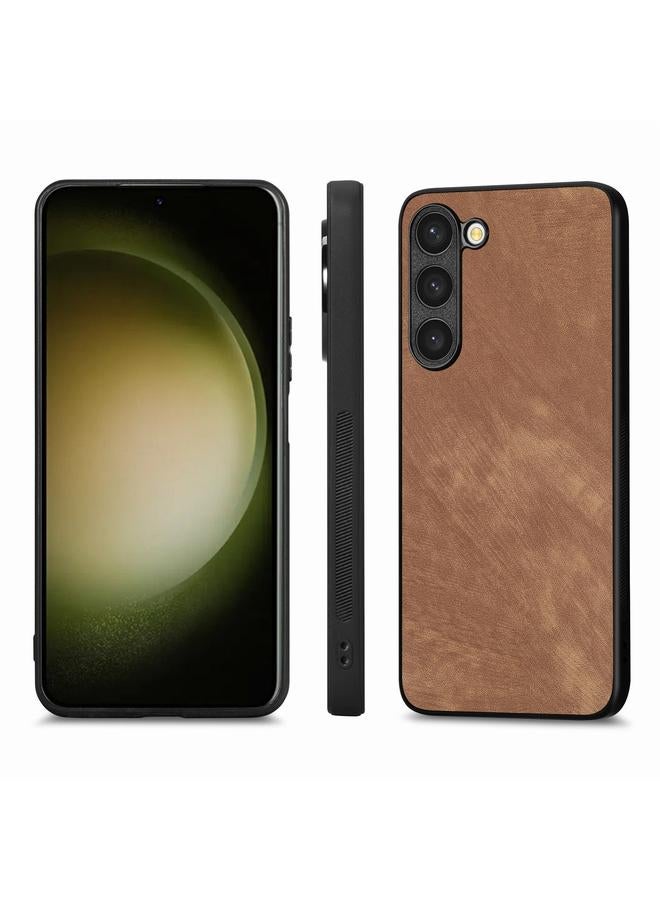 S-TOP Case For Samsung Galaxy S25 5G Vintage Leather PC Back Cover Phone Case - Image 2