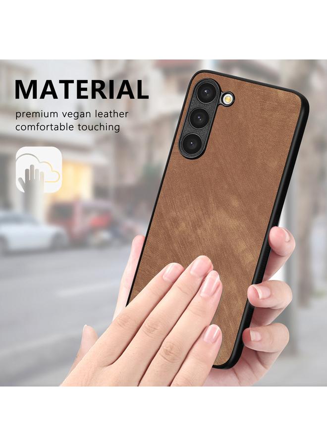 S-TOP Case For Samsung Galaxy S25 5G Vintage Leather PC Back Cover Phone Case - Image 4