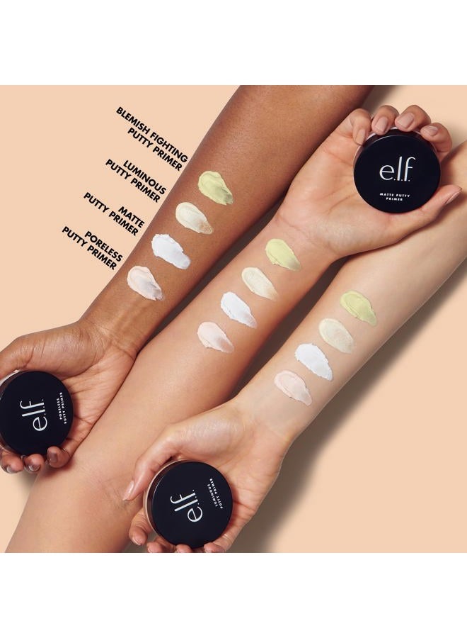 elf Poreless Putty Primer, Minimizes Pores & Preps Skin, Creates a Flawless Base, For All Skin Types, 0.74 Oz (21g) - Image 3