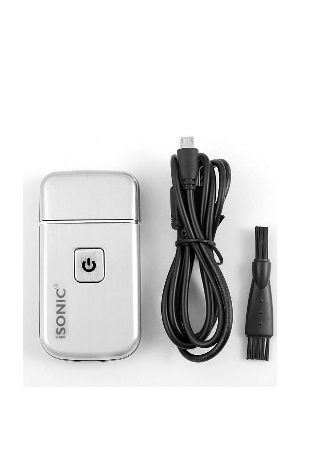 iSONIC - Rechargeable Men Shaver IH 849 Silver - Image 1