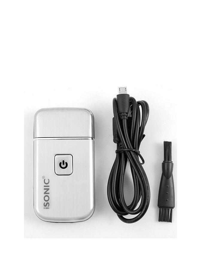 iSONIC - Rechargeable Men Shaver IH 849 Silver - Image 1