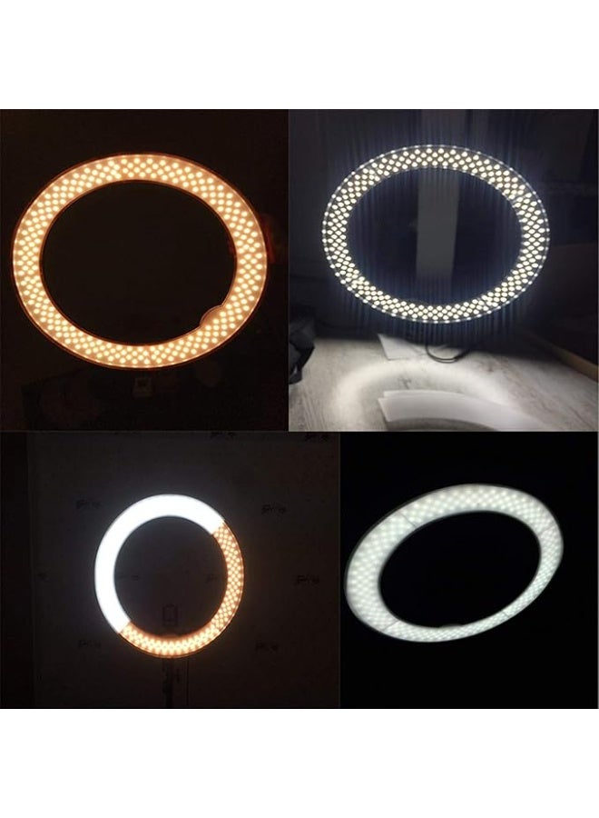 Adjustable LED Photography Light with Mirror and Tripod – 5500K Daylight Dimmable - Image 4