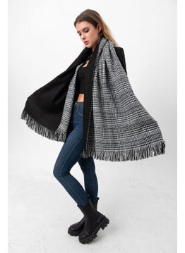 Saria Moda Saria Fashion Double Sided Pattern Women's Shoulder Shawl  - Image 3