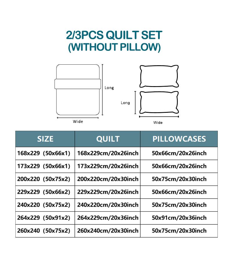 2 3pcs Quilt Set Digital Printing Abstract Mosaic Art Polychrome 94.49 102.36 Inches - Image 3