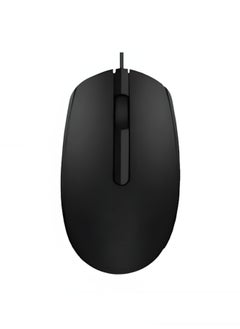 Generic HP M10 Wired Mouse 1600 DPI - USB Plug and Play - Comfortable Design for Gaming-BLACK  - Image 1