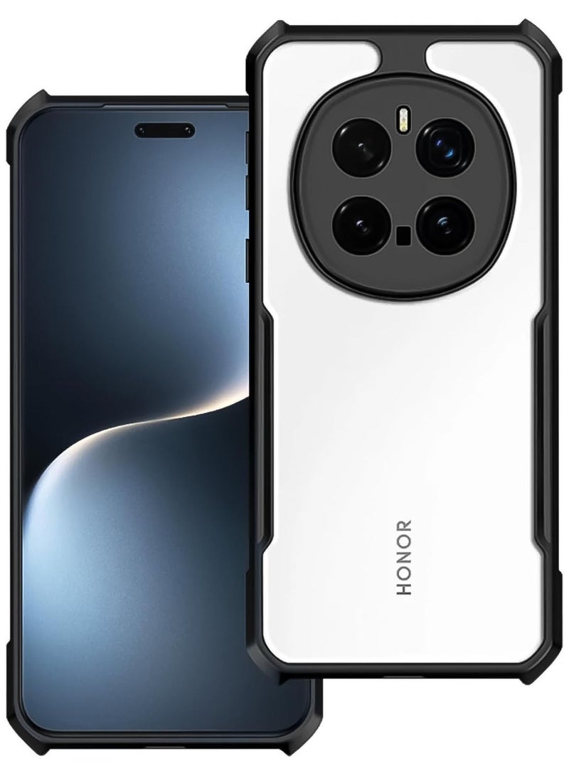 إكسوند غطاء لهاتف Honor Magic 7 Pro، غطاء حماية للعدسة، غطاء خلفي للهاتف من TPU مقاوم للصدمات، غلاف حماية نحيف ضد الاصفرار. - Image 1