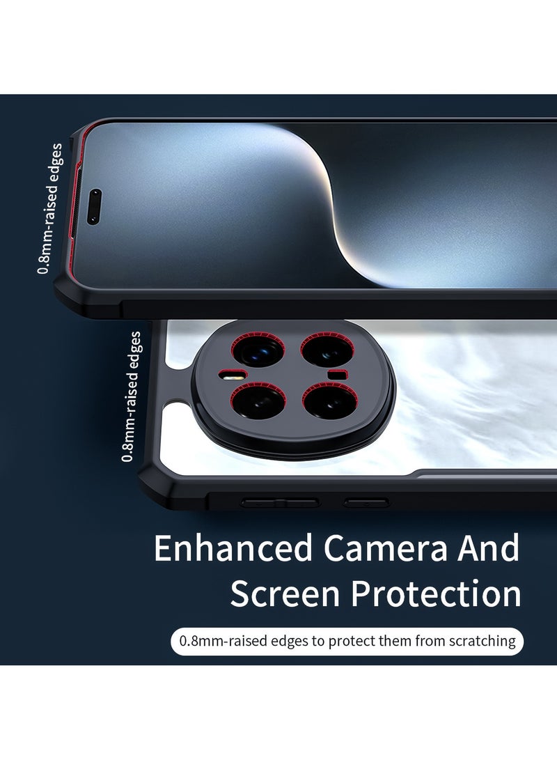 إكسوند غطاء لهاتف Honor Magic 7 Pro، غطاء حماية للعدسة، غطاء خلفي للهاتف من TPU مقاوم للصدمات، غلاف حماية نحيف ضد الاصفرار. - Image 2