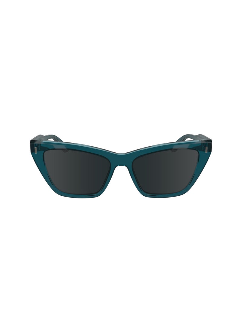 CALVIN KLEIN FULL RIM ACETATE BUTTERFLY CALVIN KLEIN SUN CK24505S  5517 (432) PETROL  - Image 1