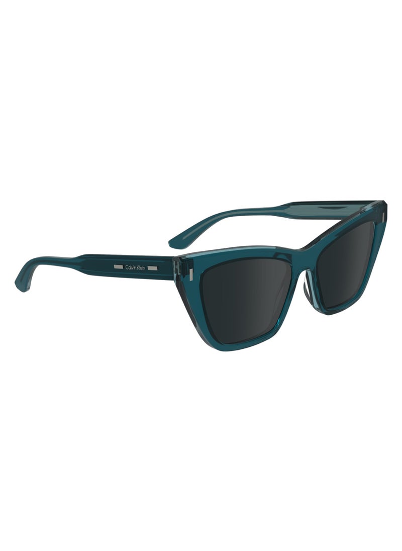 CALVIN KLEIN FULL RIM ACETATE BUTTERFLY CALVIN KLEIN SUN CK24505S  5517 (432) PETROL  - Image 3