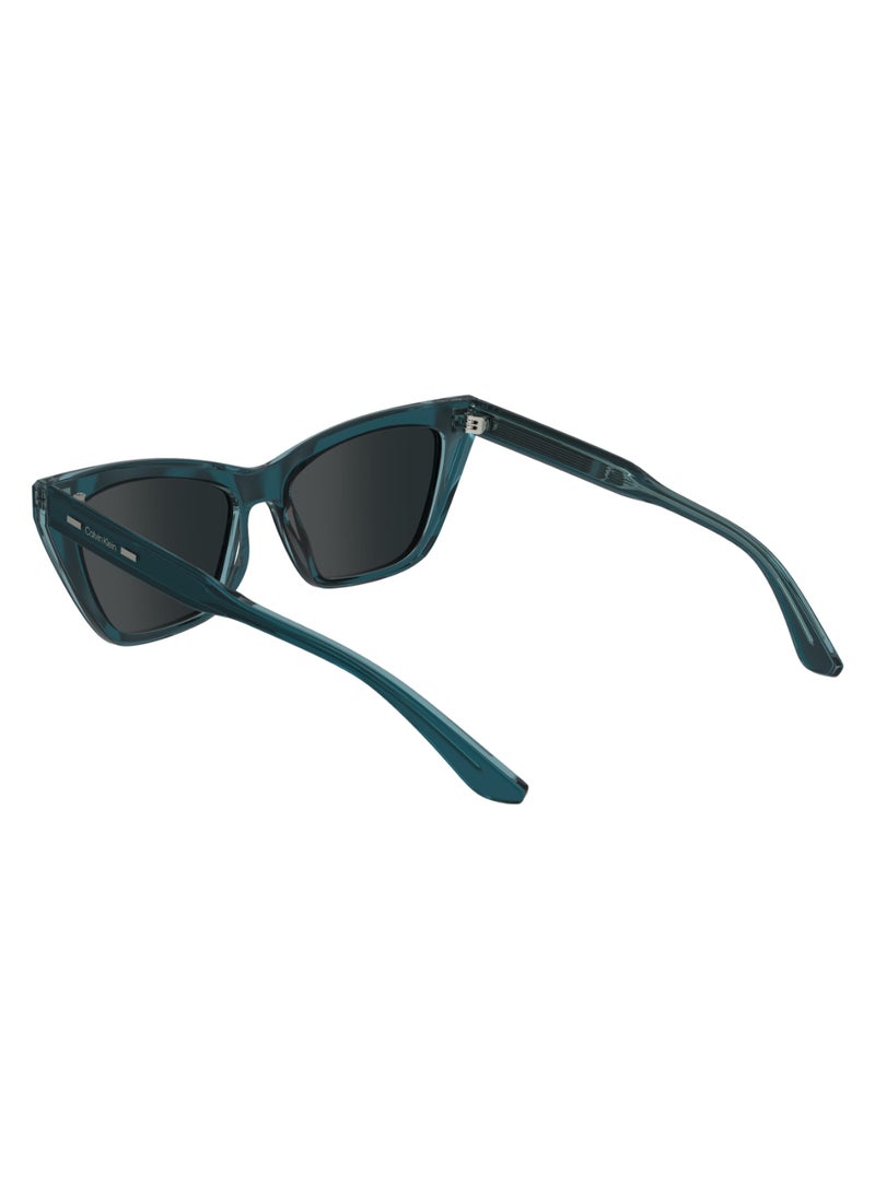 CALVIN KLEIN FULL RIM ACETATE BUTTERFLY CALVIN KLEIN SUN CK24505S  5517 (432) PETROL  - Image 5
