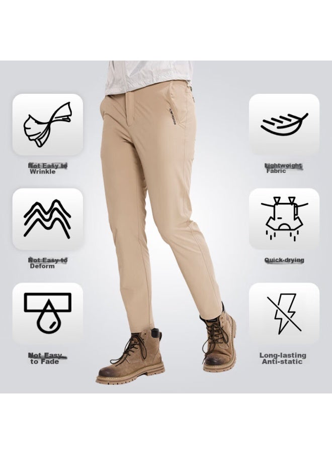 Alpint Mountain Men's Summer Quick-dry Pants, Lightweight Breathable Elastic Hiking Trousers, Outdoor Pants For Mountaineering And Trekking - Image 2