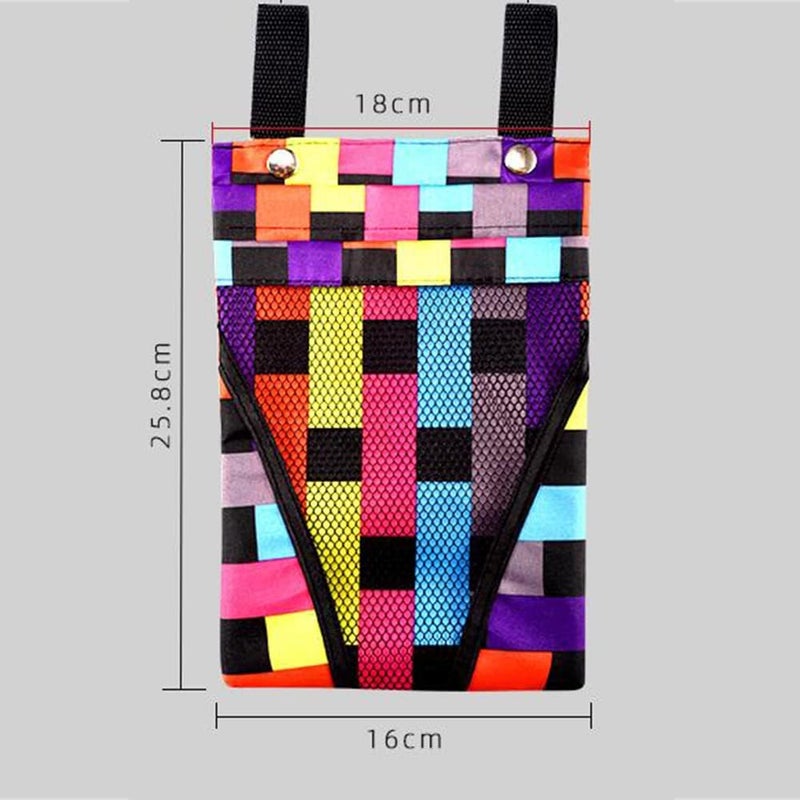 woobles Bike storage bag, Bike Handlebar Bag Portable Bike Front Frame Bag Large Capacity Bike Basket Bag Handlebar Bags with Phone Holder Storage Bag for Kids Adults Bicycles - Image 2