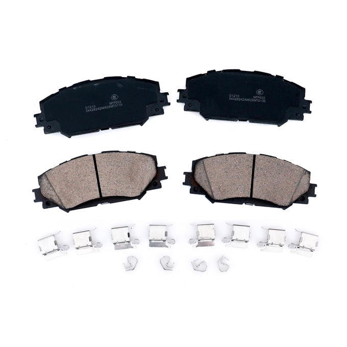 Front Brake Pad Set D1210 Compatible With 20092018 Toyota Corolla 20082015 Scion Xb 20082014 Scion Xd 20122017 Toyota Prius V