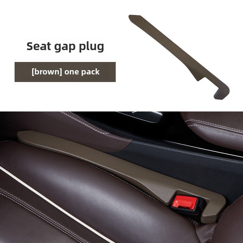 Car Seat Gap Filler Storage Organizer Brown (OPP) 