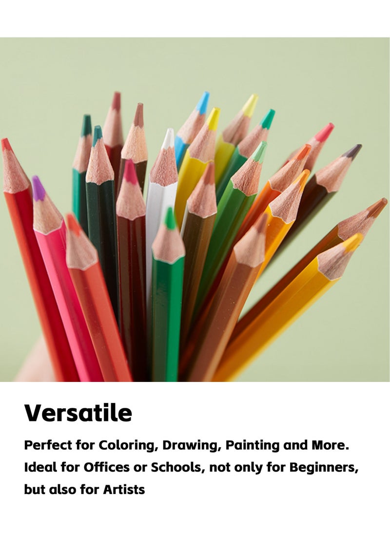 Teuuea 120 PCS Colored Pencils Set, Multicolor Soft Core Wooden Art Supplies, Premium Professional Colored Drawing Pencils Sketching Kit, Great for Drawing Shading Artists Adults Beginners Kids  - Image 3