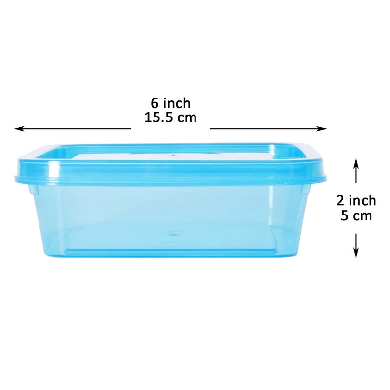 Youngever 3 Pack 20 Ounce Sandwich Containers for Lunch Box, Reusable Food Storage Containers, Meal Prep Containers, Single Sandwich (Multi Color) - Image 2