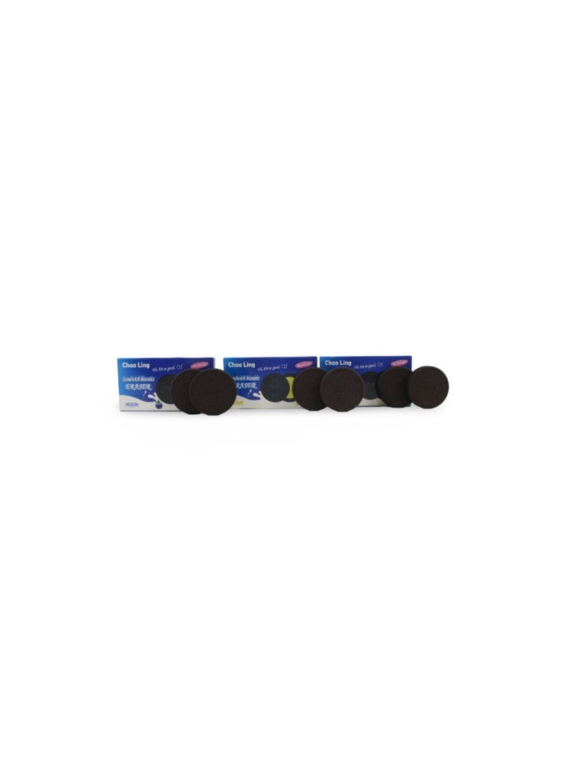 Chao Ling Chocolate Sandwich Biscuits Eraser (2 Pcs) - Image 2