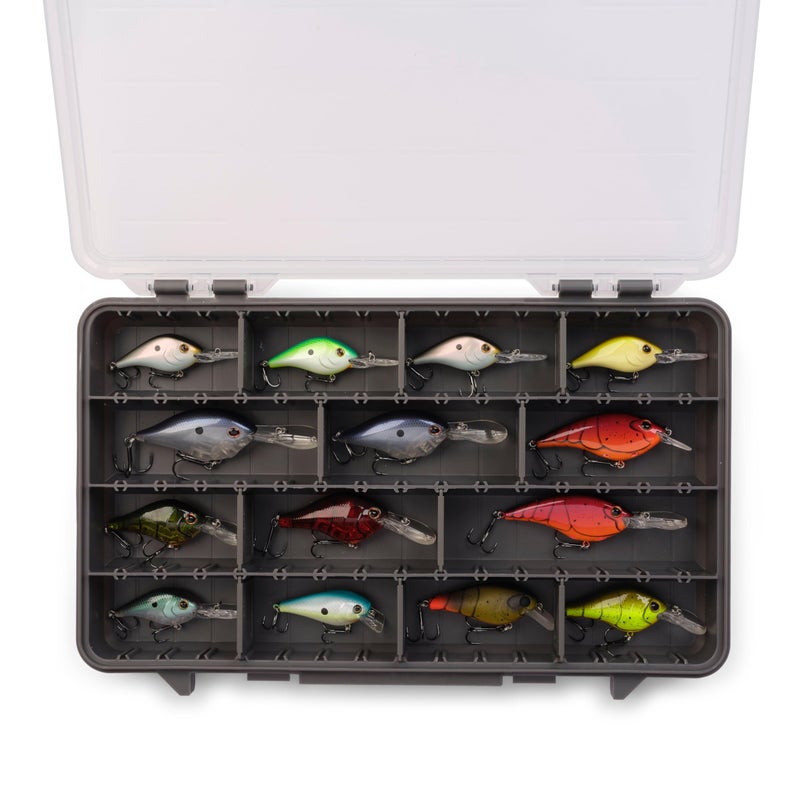 Plano StowAway 3700 Stow Tackle Box, 4 Pack, with Corrosion-Preventive Rustricor, Single Latch Design, Transparent DuraView Lid, Stackable Storage for Fishing Bait, Lures and Gear - Image 2
